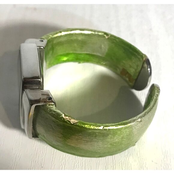 Suisse Womens Watch Green Bangle Bracelet Stainless Steel P259 Japan Movement - Picture 4 of 7